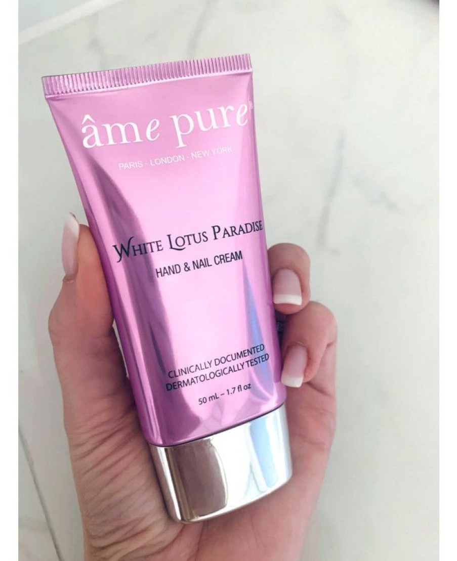 Hand & Voet | âme Pure Ame Pure White Lotus Paradise Hand & Nail Creme 50 Ml