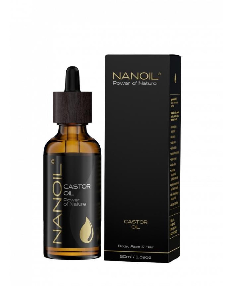 Dagcreme | Nanoil Nanoil Castor Oil (Rizinusol) Body, Face & Hair 50 Ml