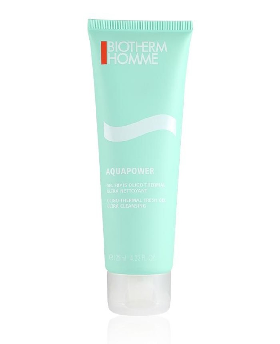 Gezichtsreiniging | Biotherm Biotherm Homme Aquapower Oligo-Thermal Fresh Gel Ultra Nettoyant 125 Ml