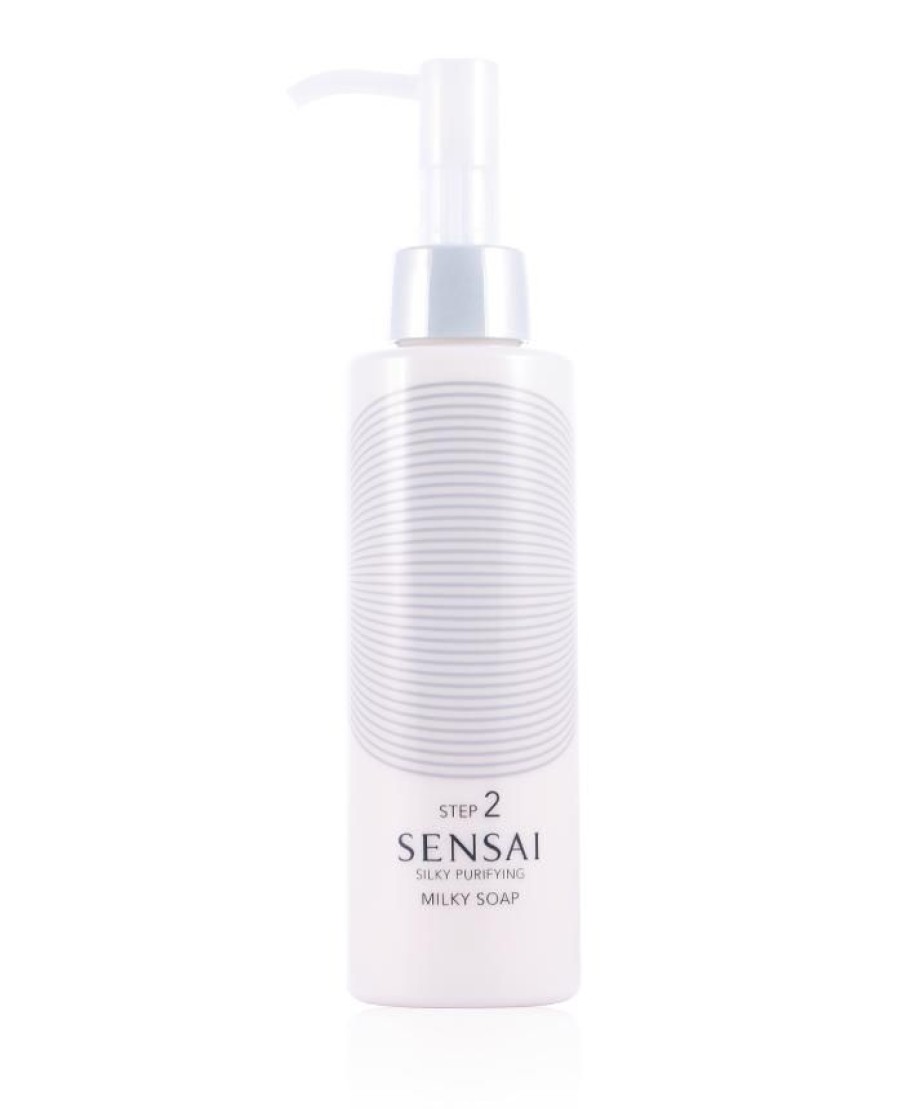 Gezichtsreiniging | Sensai Sensai Silky Purifying Milky Soap 150 Ml Step 2